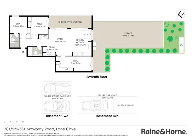 Floorplan of Homely apartment listing, 704/532-534 Mowbray Road, Lane Cove NSW 2066