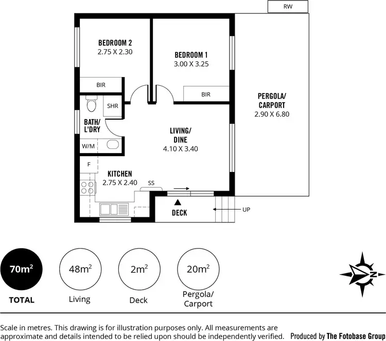 Floorplan of Homely retirement listing, Site 79 Woodcroft Tourist Park, Woodcroft SA 5162