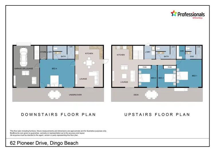 Floorplan of Homely house listing, 62 Pioneer Drive, Dingo Beach QLD 4800