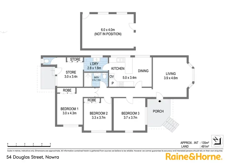 Floorplan of Homely house listing, 54 Douglas Street, Nowra NSW 2541