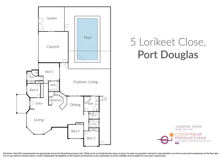 Floorplan of Homely house listing, 5 Lorikeet Close, Port Douglas QLD 4877