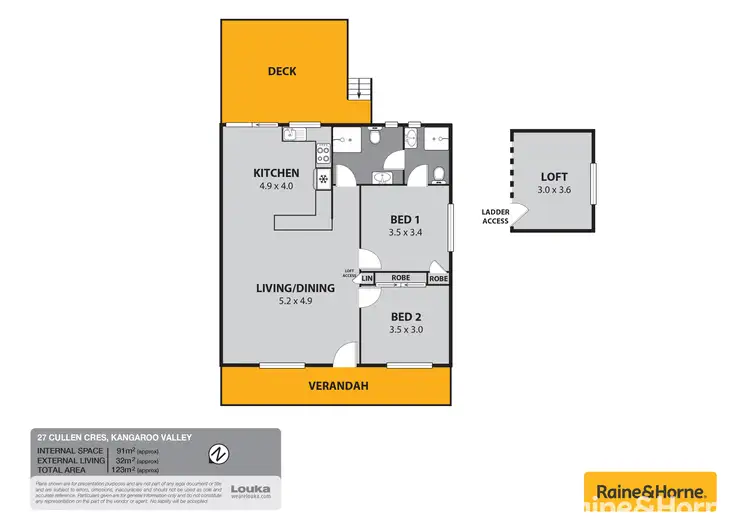 Floorplan of Homely house listing, 27 Cullen Crescent, Kangaroo Valley NSW 2577
