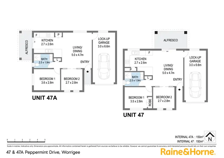 Floorplan of Homely house listing, 47 & 47a Peppermint Drive, Worrigee NSW 2540
