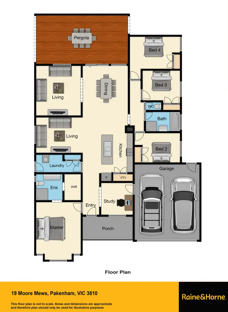 Floorplan of Homely house listing, 19 Moore Mews, Pakenham VIC 3810