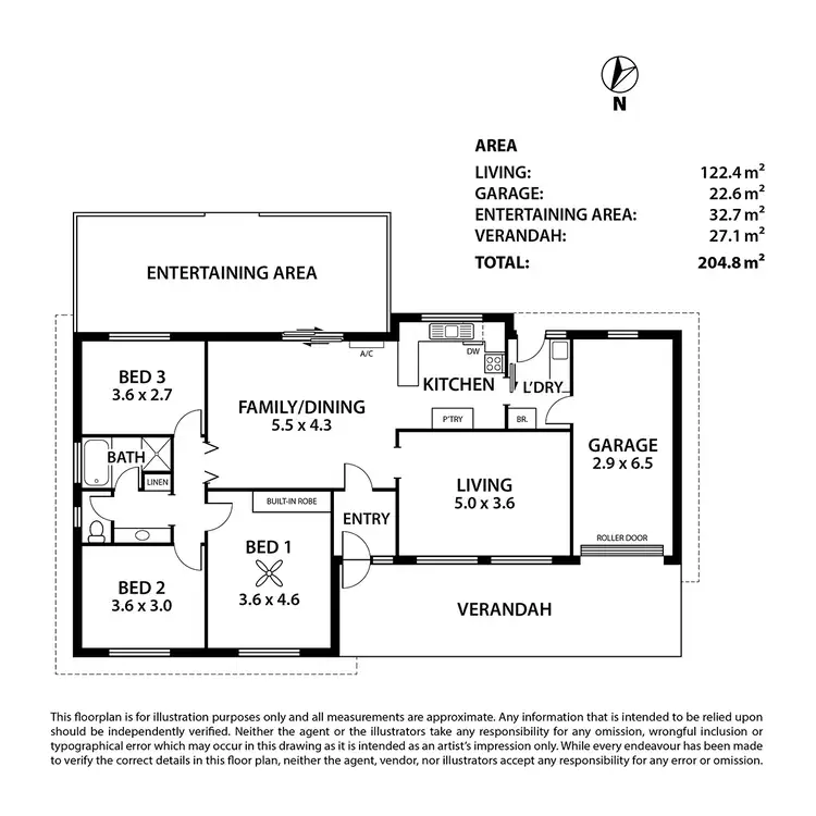 Floorplan of Homely house listing, 6 Adams Street, Strathalbyn SA 5255