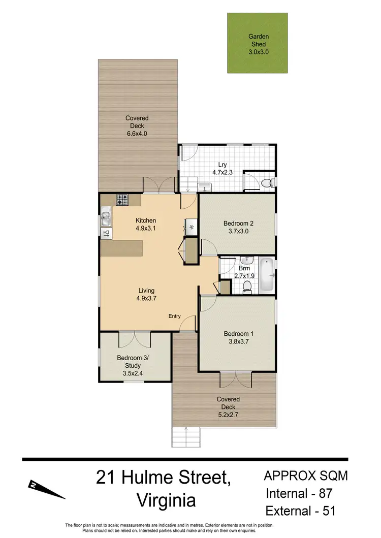 Floorplan of Homely house listing, 21 Hulme Street, Virginia QLD 4014