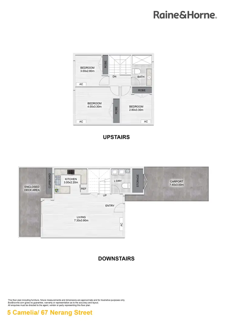 Floorplan of Homely townhouse listing, 5/67 Nerang Street, Nerang QLD 4211