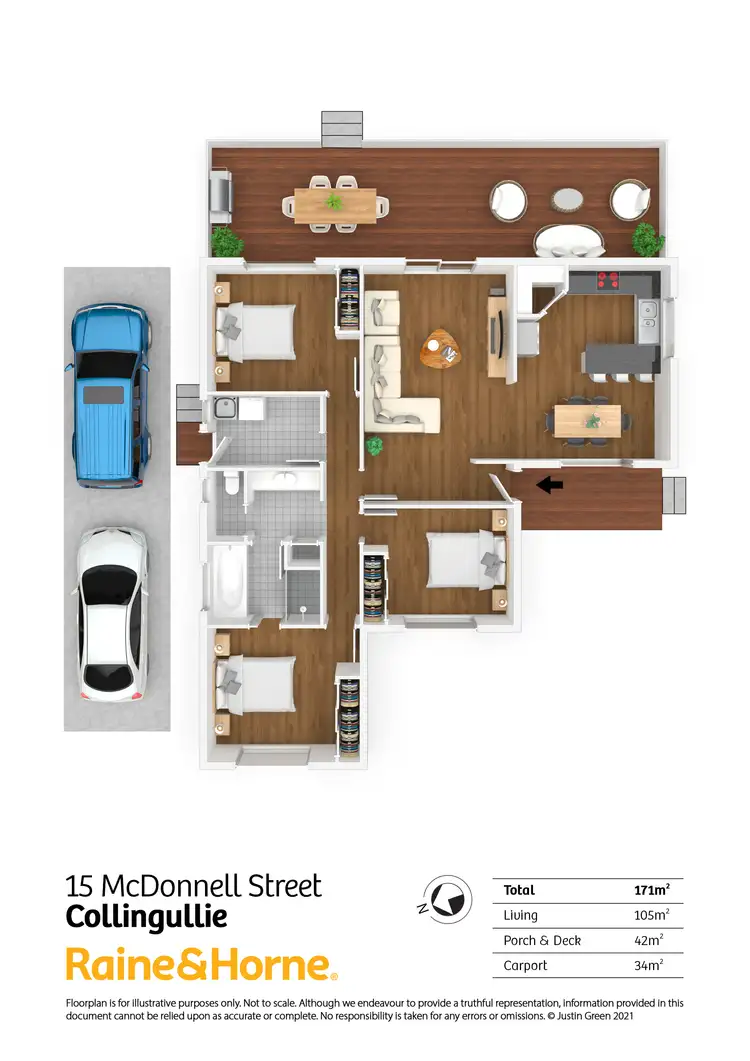 Floorplan of Homely house listing, 15 MacDonnell Street, Collingullie NSW 2650