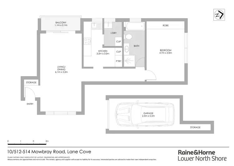 Floorplan of Homely apartment listing, 10/512-514 Mowbray Road, Lane Cove NSW 2066