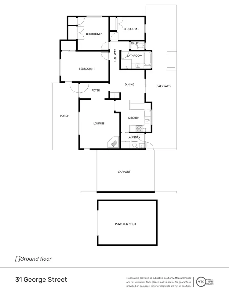 Floorplan of Homely house listing, 31 George Street, Kalgoorlie WA 6430