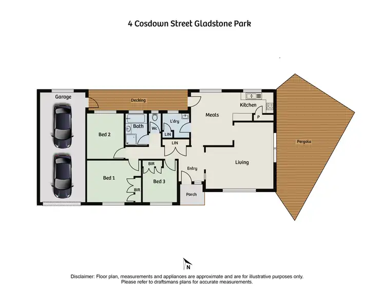 Floorplan of Homely house listing, 4 Cosdown Close, Gladstone Park VIC 3043