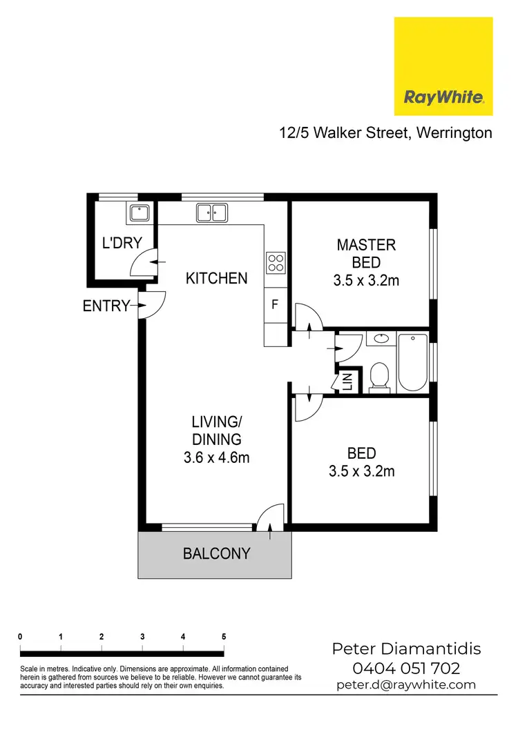 Floorplan of Homely unit listing, 12/5-11 Walker Street, Werrington NSW 2747