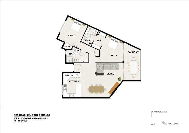 Floorplan of Homely apartment listing, 325/19-23 Esplanade, Port Douglas QLD 4877