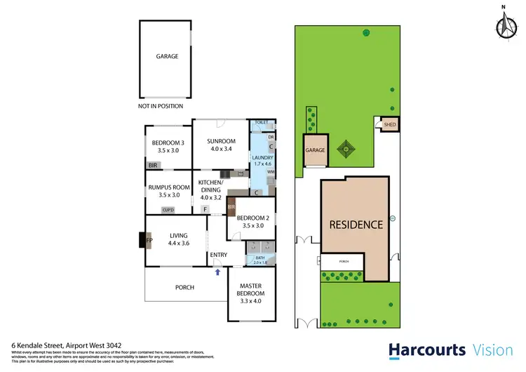 Floorplan of Homely house listing, 6 Kendale Street, Airport West VIC 3042