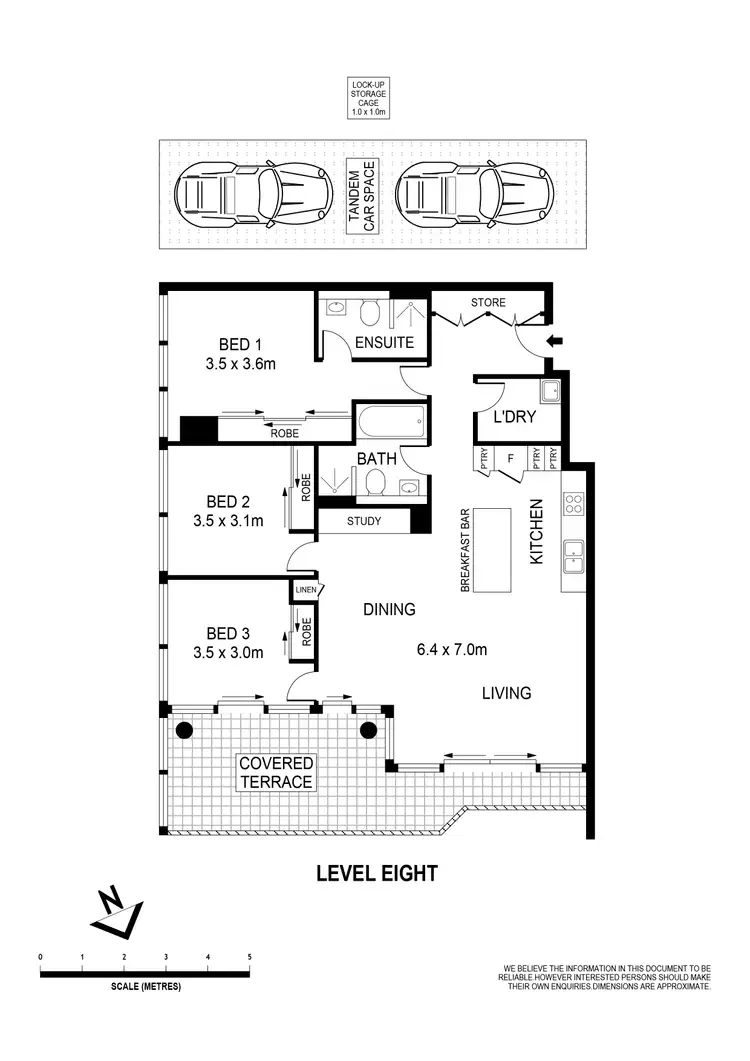 Floorplan of Homely apartment listing, 807/9 Archibald Avenue, Waterloo NSW 2017