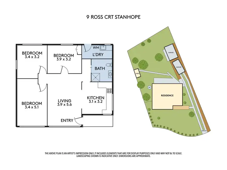 Floorplan of Homely house listing, 2/45 Ross Court, Stanhope VIC 3623