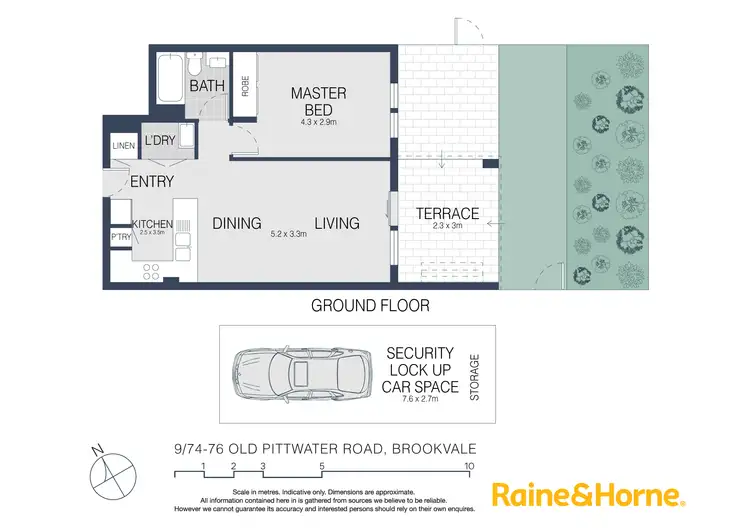 Floorplan of Homely apartment listing, 9/74-76 Old Pittwater Road, Brookvale NSW 2100