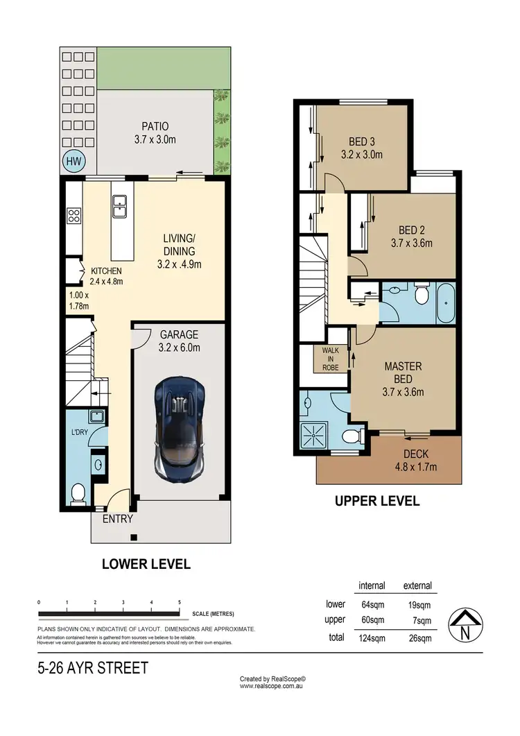 Floorplan of Homely townhouse listing, 5/26 Ayr Street, Morningside QLD 4170