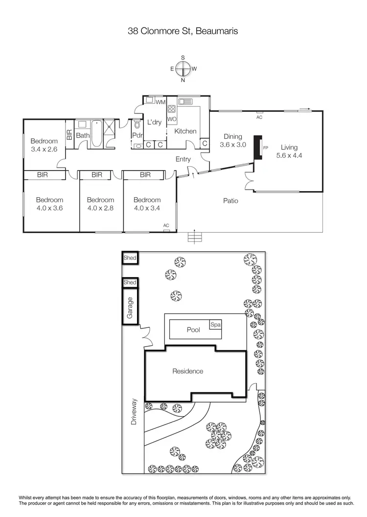 Floorplan of Homely house listing, 38 Clonmore Street, Beaumaris VIC 3193