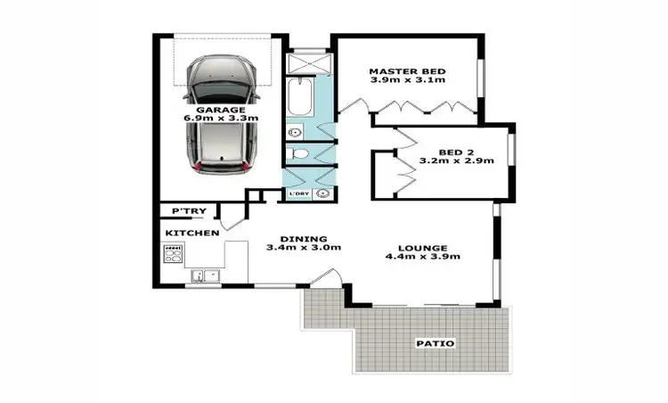 Floorplan of Homely villa listing, 4/18 Burdekin Street, Gaythorne QLD 4051