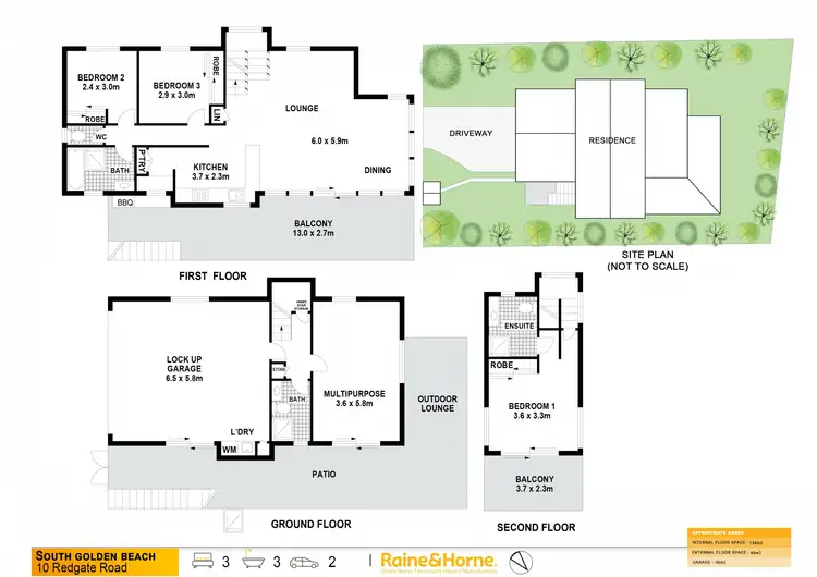 Floorplan of Homely house listing, 1/25 Redgate Road, South Golden Beach NSW 2483