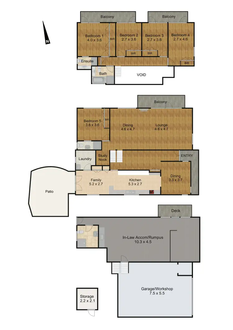 Floorplan of Homely house listing, 24 Orana Avenue, Hornsby NSW 2077