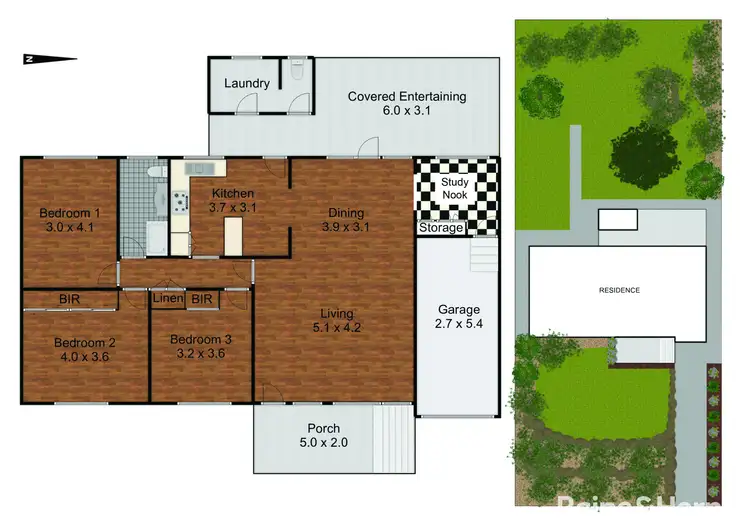Floorplan of Homely house listing, 55 Hyacinth Street, Asquith NSW 2077