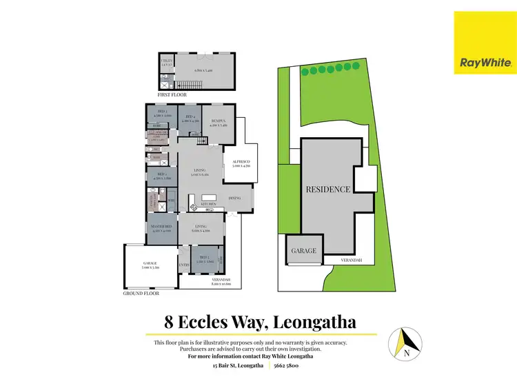 Floorplan of Homely house listing, 8 Eccles Way, Leongatha VIC 3953