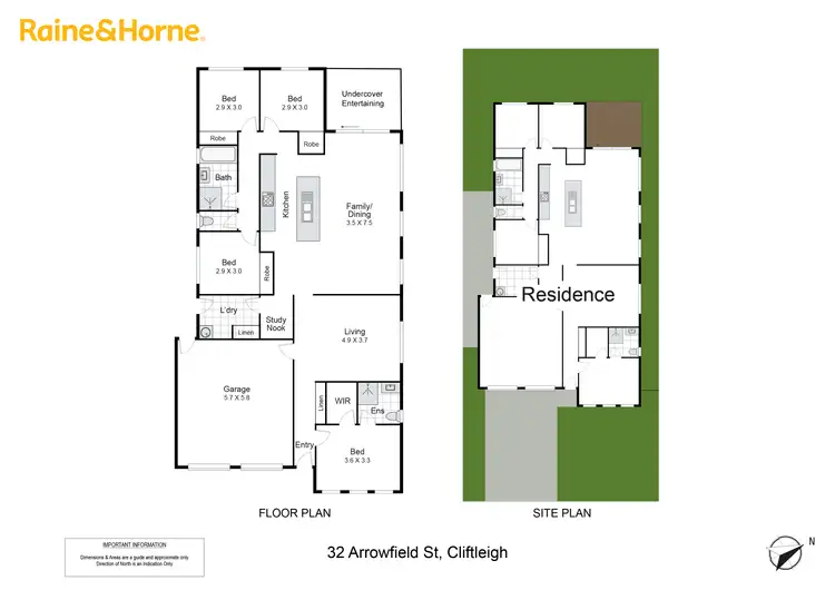 Floorplan of Homely house listing, 32 Arrowfield Street, Cliftleigh NSW 2321