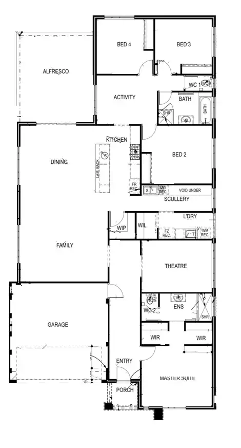 Floorplan of Homely house listing, 6 Karangi Circle, Byford WA 6122