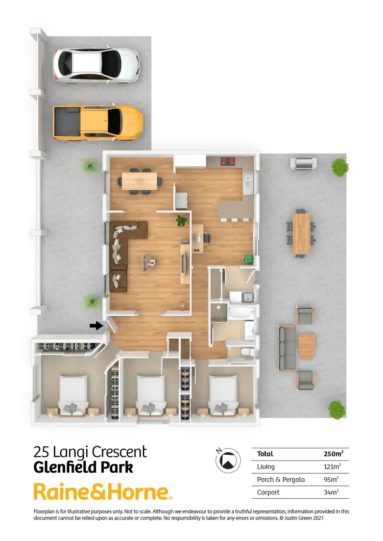 Floorplan of Homely house listing, 25 Langi Crescent, Glenfield Park NSW 2650