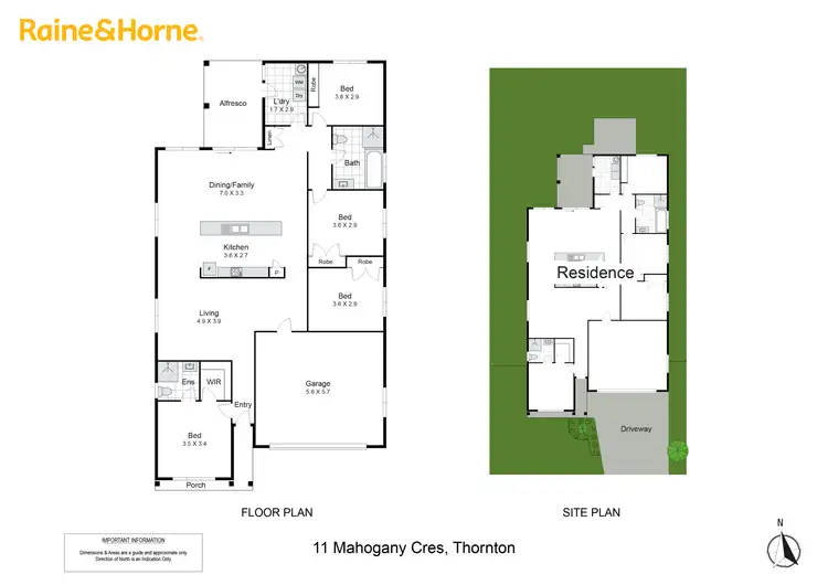 Floorplan of Homely house listing, 11 Mahogany Crescent, Thornton NSW 2322