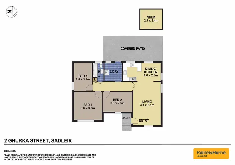 Floorplan of Homely house listing, 2 Ghurka Street, Sadleir NSW 2168