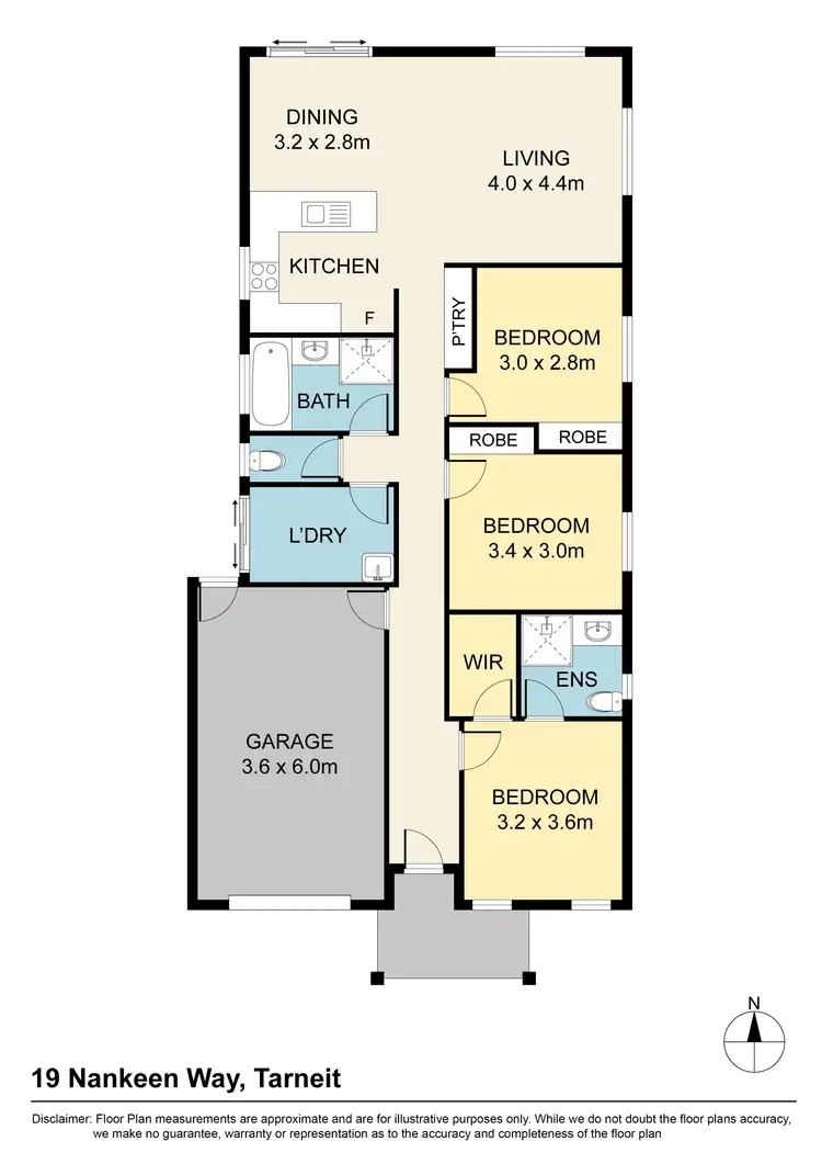 Floorplan of Homely house listing, 19 Nankeen Way, Tarneit VIC 3029