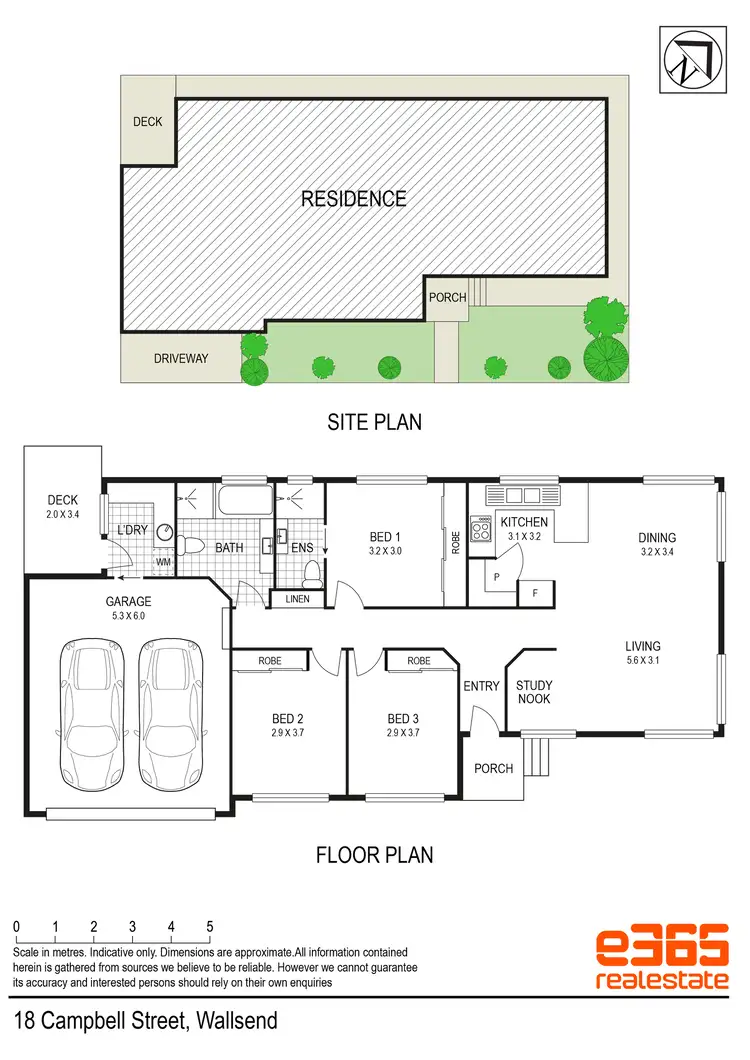 Floorplan of Homely house listing, 18 Campbell Street, Wallsend NSW 2287