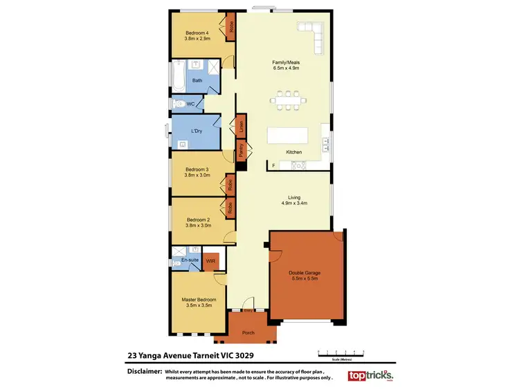 Floorplan of Homely house listing, 23 Yanga Avenue, Tarneit VIC 3029