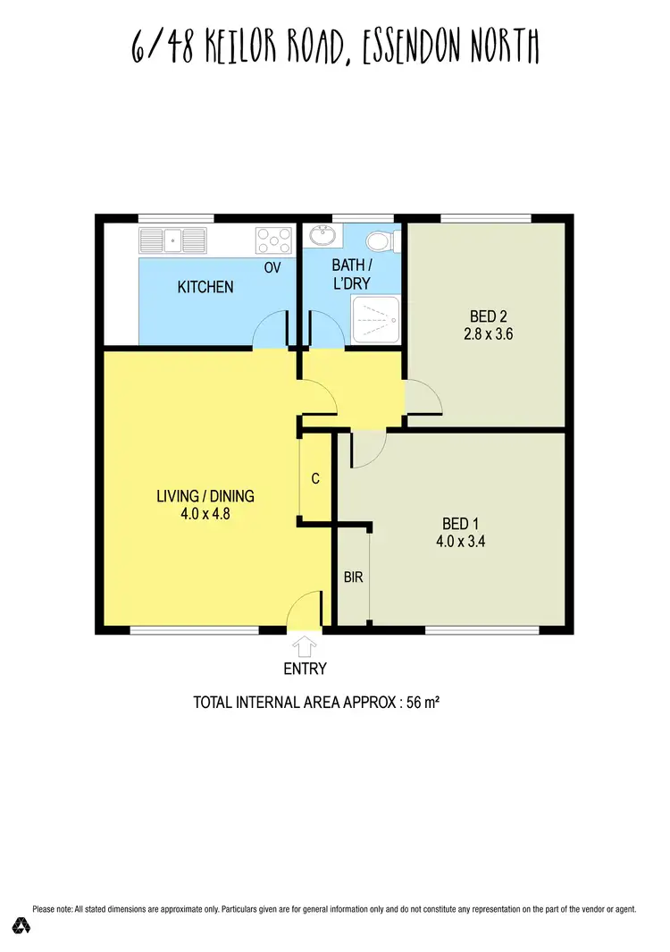 Floorplan of Homely apartment listing, 6/48 Keilor Road, Essendon North VIC 3041