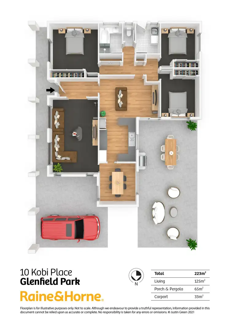 Floorplan of Homely house listing, 10 Kobi Place, Glenfield Park NSW 2650