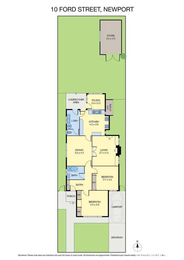 Floorplan of Homely house listing, 10 Ford Street, Newport VIC 3015