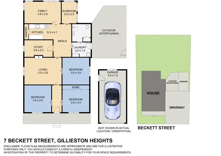 Floorplan of Homely house listing, 7 Beckett Street, Gillieston Heights NSW 2321