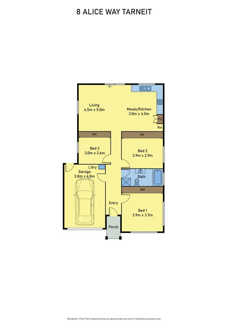 Floorplan of Homely house listing, 8 Alice Way, Tarneit VIC 3029