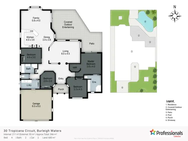 Floorplan of Homely house listing, 30 Tropicana Circuit, Burleigh Waters QLD 4220