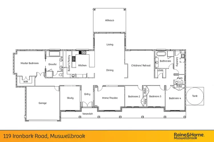 Floorplan of Homely house listing, 119 Ironbark Road, Muswellbrook NSW 2333