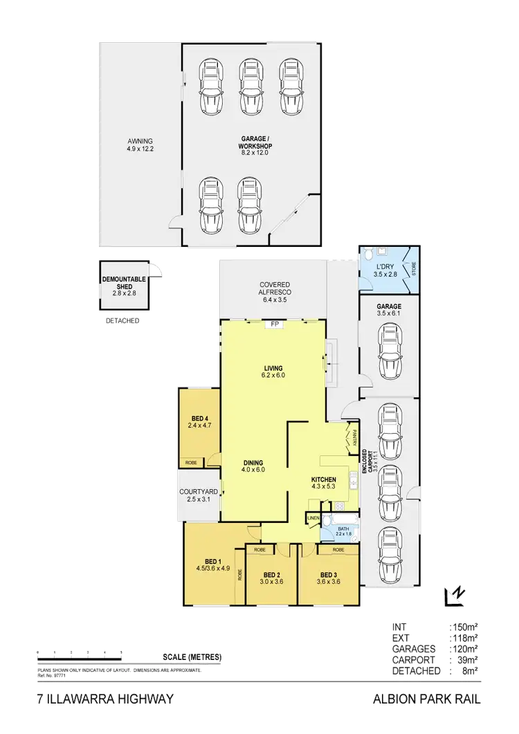 Floorplan of Homely house listing, 7 Illawarra Highway, Albion Park Rail NSW 2527