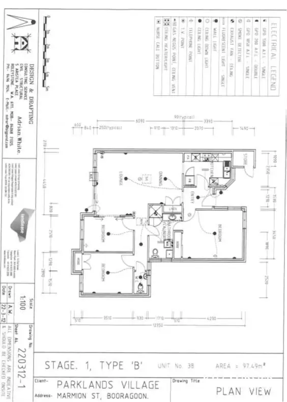 Floorplan of Homely retirement listing, 38/510 Marmion Street, Booragoon WA 6154