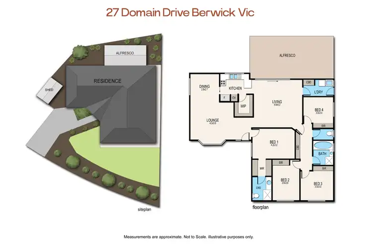 Floorplan of Homely house listing, 27 Domain Drive, Berwick VIC 3806