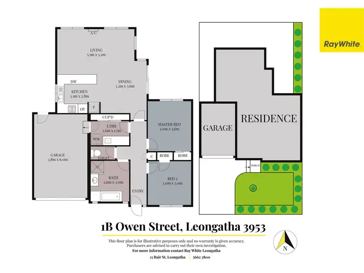 Floorplan of Homely unit listing, 1B Owen Street, Leongatha VIC 3953