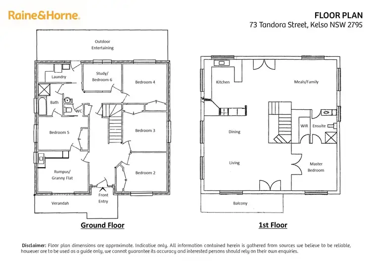 Floorplan of Homely house listing, 73 Tandora Street, Kelso NSW 2795