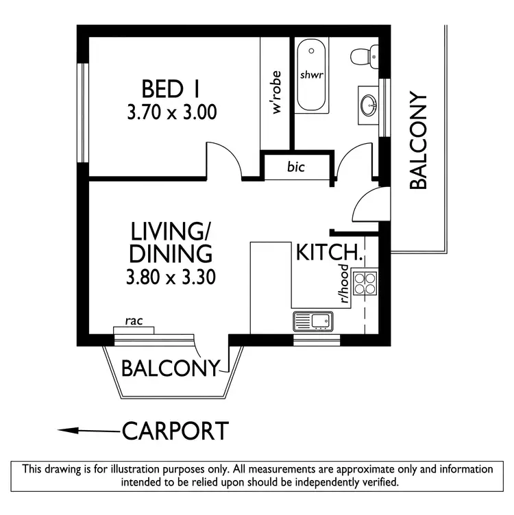 Floorplan of Homely unit listing, 7/44 Mortimer Street, Kurralta Park SA 5037