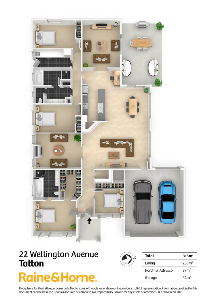 Floorplan of Homely house listing, 22 Wellington Avenue, Tatton NSW 2650